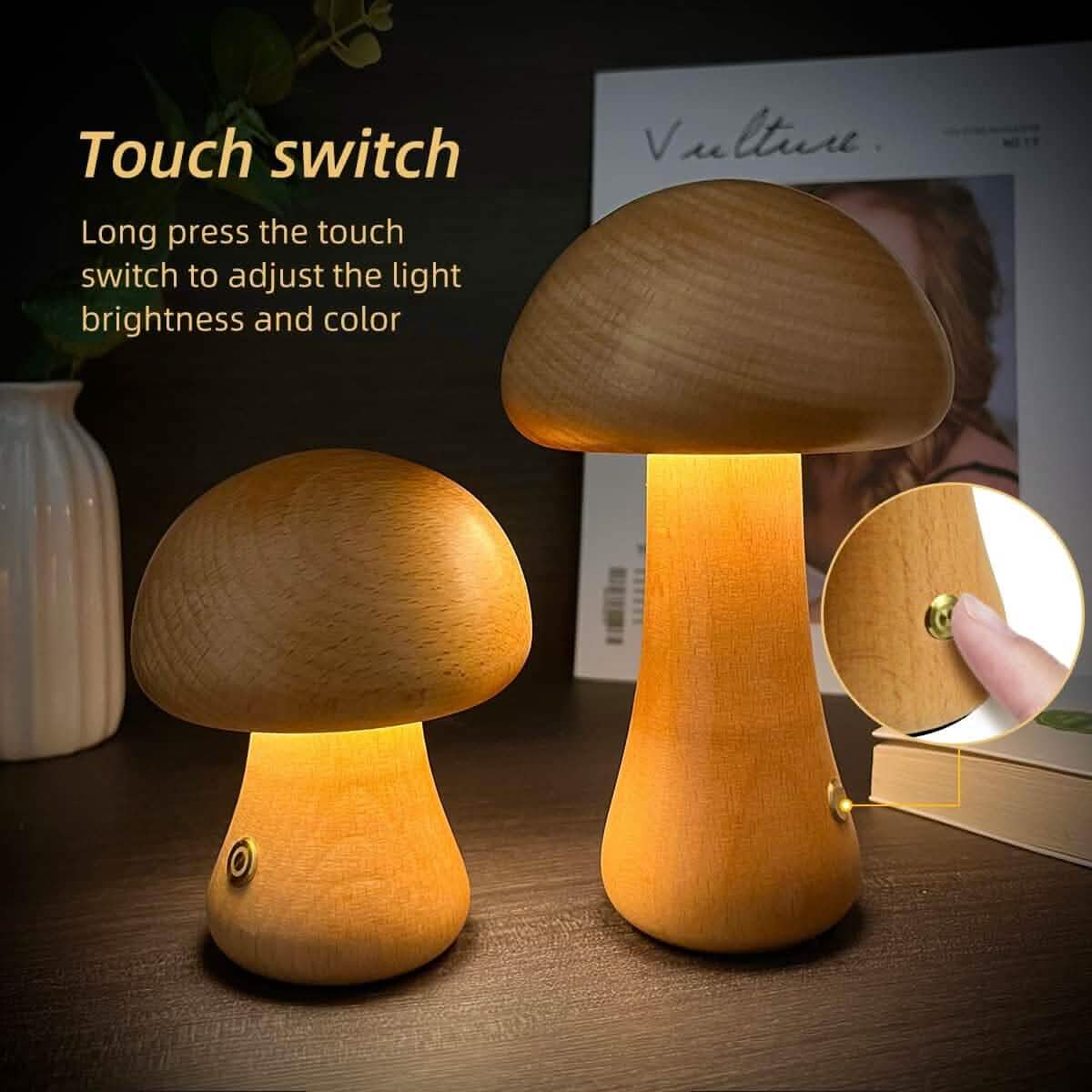Rechargeable Mushroom Lamp