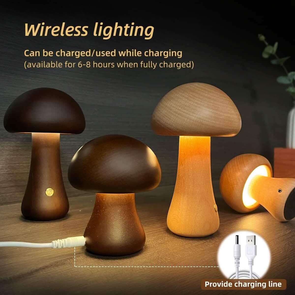 Rechargeable Mushroom Lamp