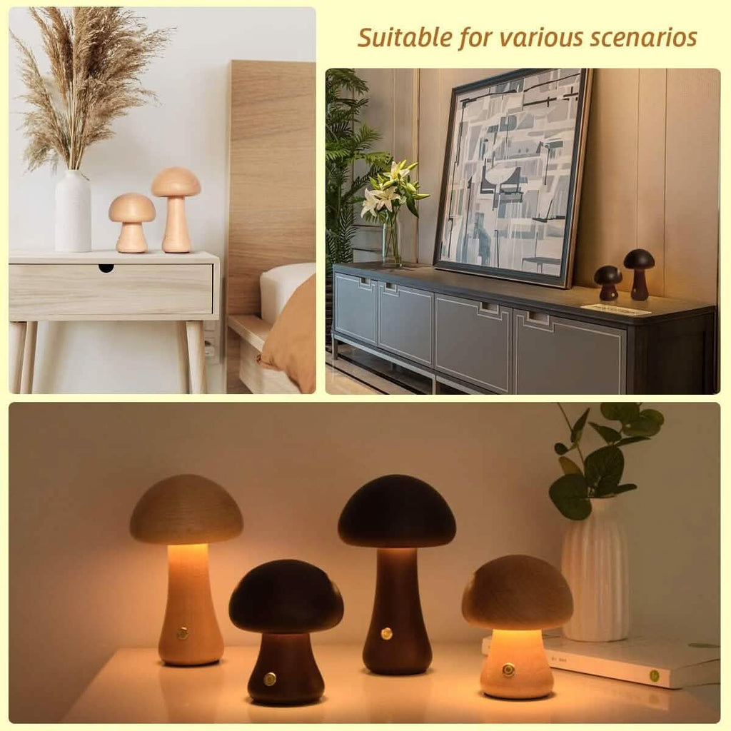 Rechargeable Mushroom Lamp